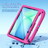 DUX DUCIS Samsung Galaxy Tab S10 Lite / S10 FE / S9 FE / S9 / S8 / S7 Barnedeksel med Stativfunksjon & Styluspennholder - Rosa