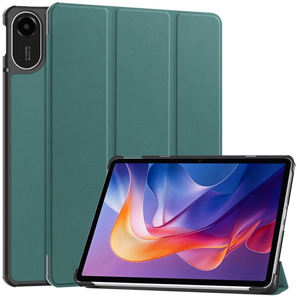 Xiaomi Redmi Pad 2 EIDERWOOD Kunstskinn Flipp Deksel - Grønn