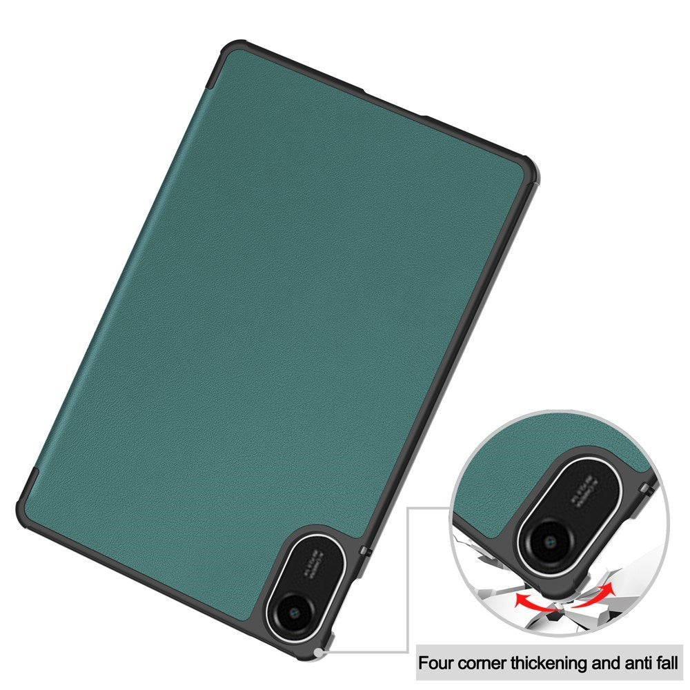 Xiaomi Redmi Pad 2 EIDERWOOD Kunstskinn Flipp Deksel - Grønn