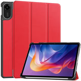 Xiaomi Redmi Pad 2 EIDERWOOD Kunstskinn Flipp Deksel - Rød