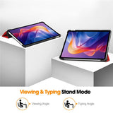 Xiaomi Redmi Pad 2 EIDERWOOD Kunstskinn Flipp Deksel - Rød