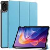 Xiaomi Redmi Pad 2 EIDERWOOD Kunstskinn Flipp Deksel - Lyseblå