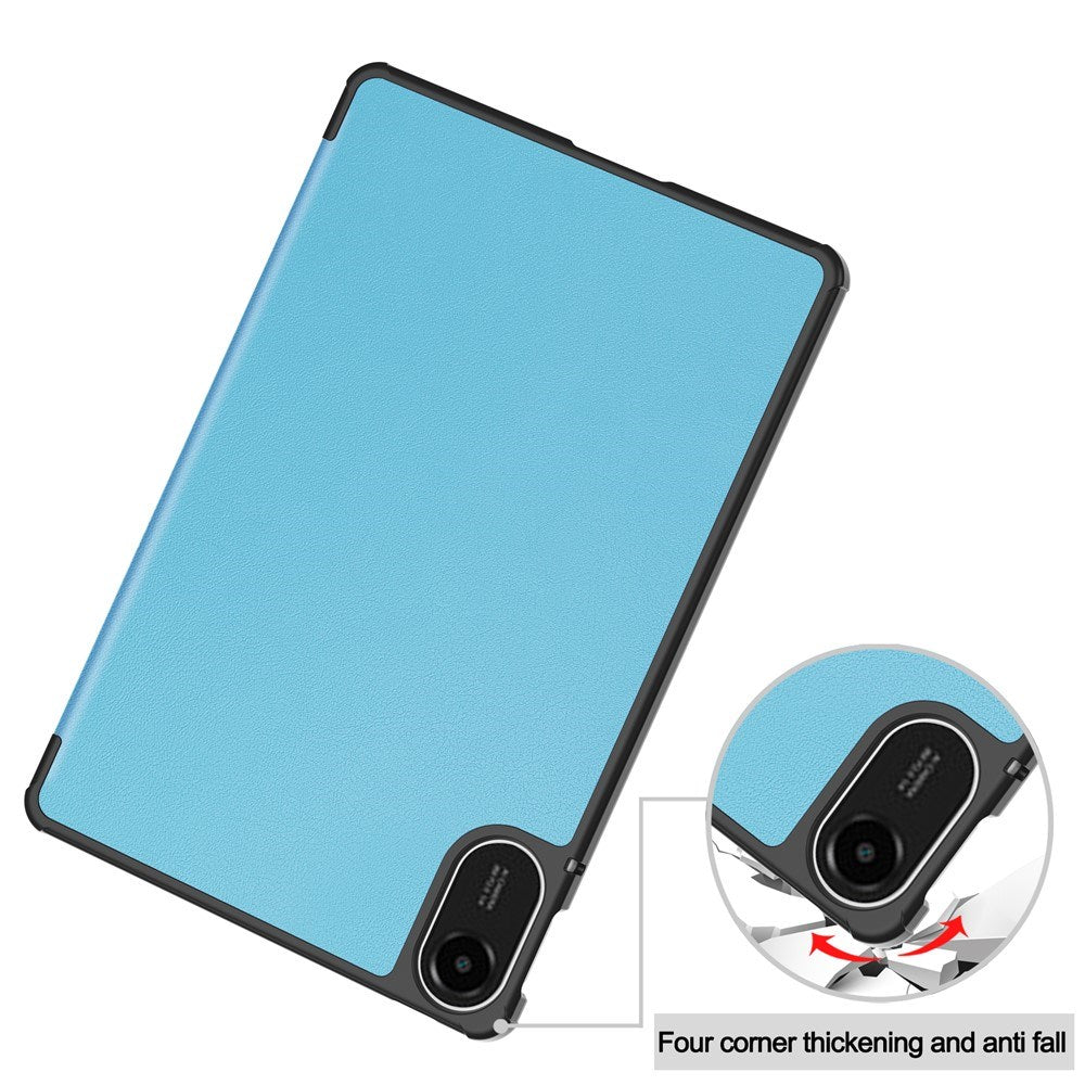 Xiaomi Redmi Pad 2 EIDERWOOD Kunstskinn Flipp Deksel - Lyseblå