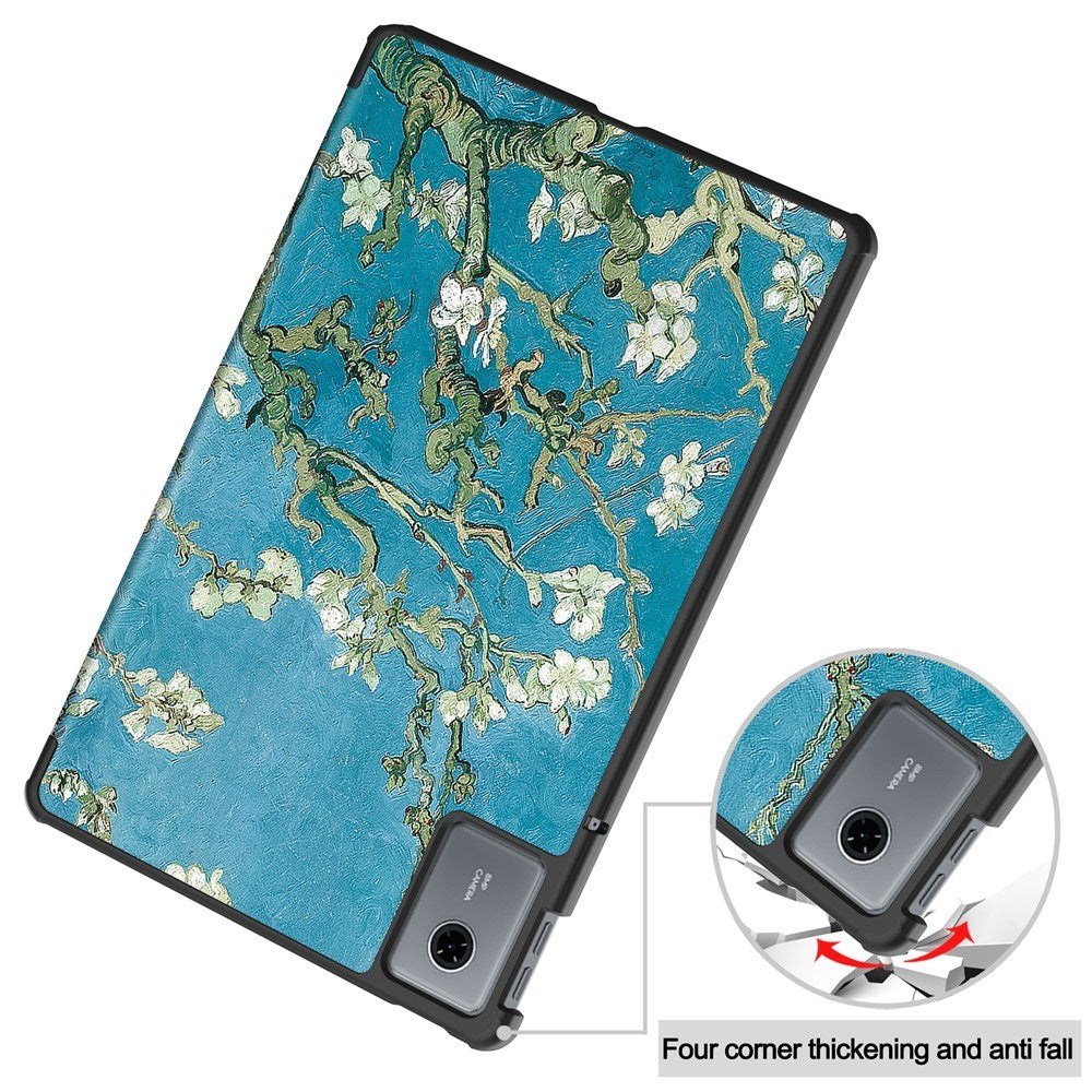 Lenovo Idea Tab 11 EIDERWOOD Kunstskinn Flipp Deksel med Motiv - Blomster