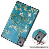 Lenovo Idea Tab 11 EIDERWOOD Kunstskinn Flipp Deksel med Motiv - Blomster