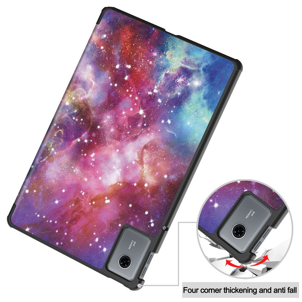 Lenovo Idea Tab 11 EIDERWOOD Kunstskinn Flipp Deksel med Motiv - Galakse