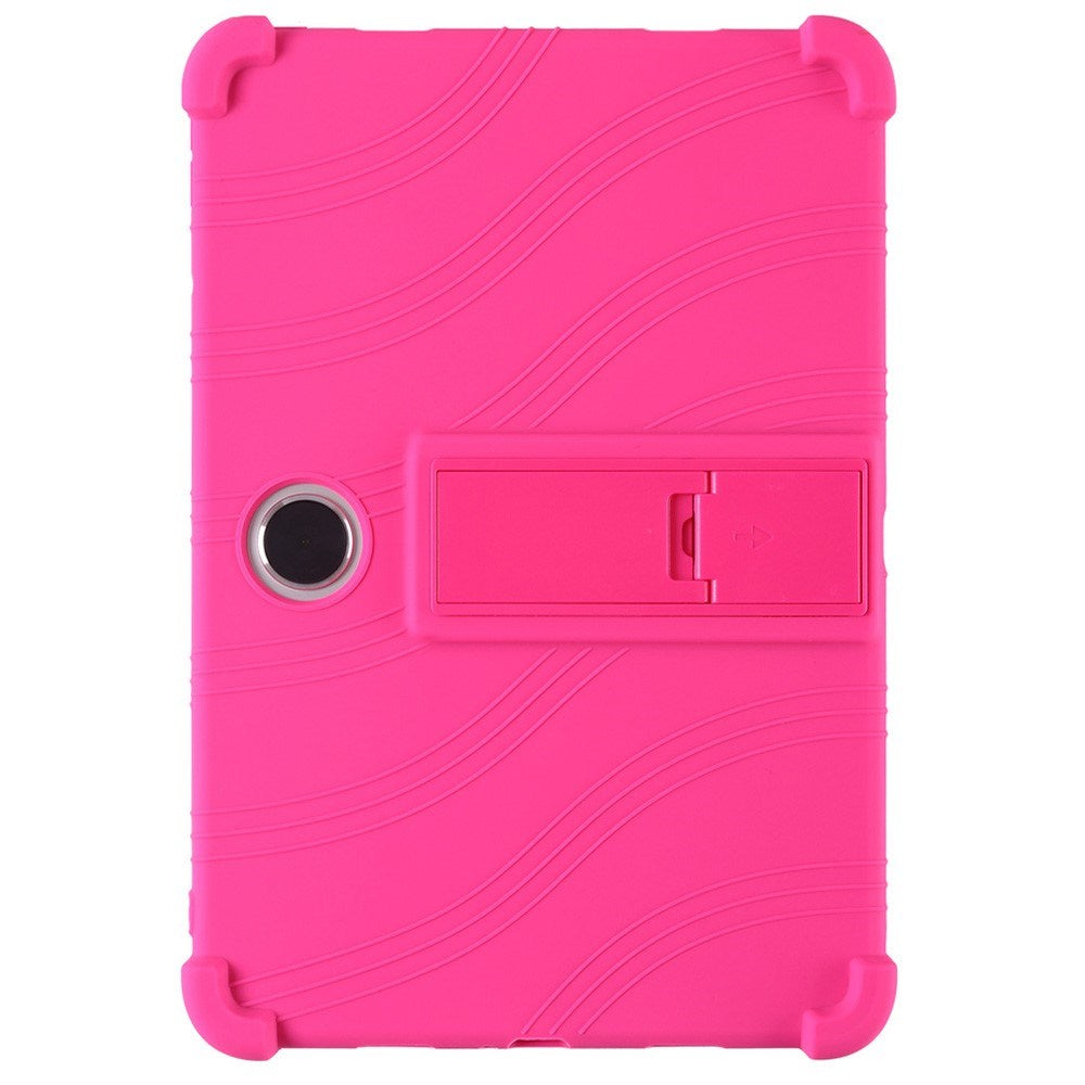 OnePlus Pad Lite EIDERWOOD Silikone Deksel m. Ståfunksjon - Rosa
