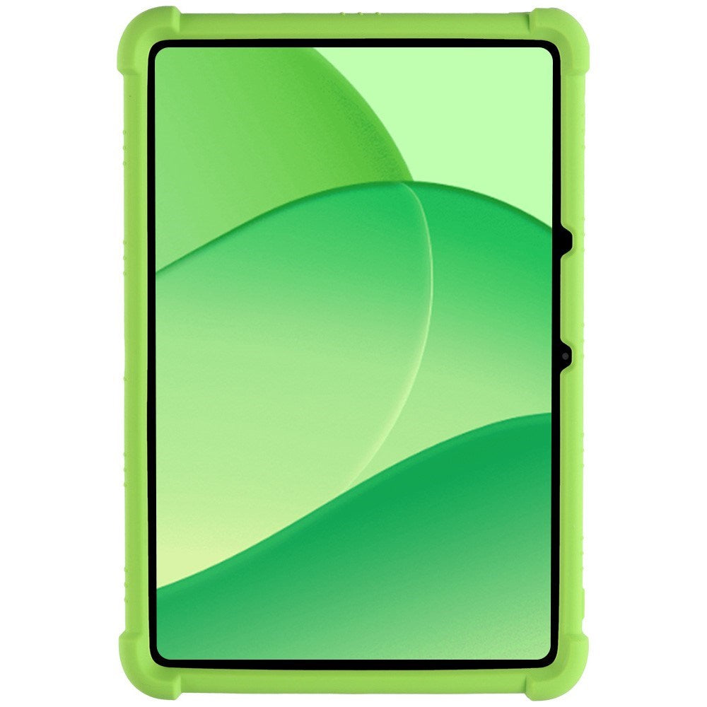 OnePlus Pad Lite EIDERWOOD Silikone Deksel m. Ståfunksjon - Grønn