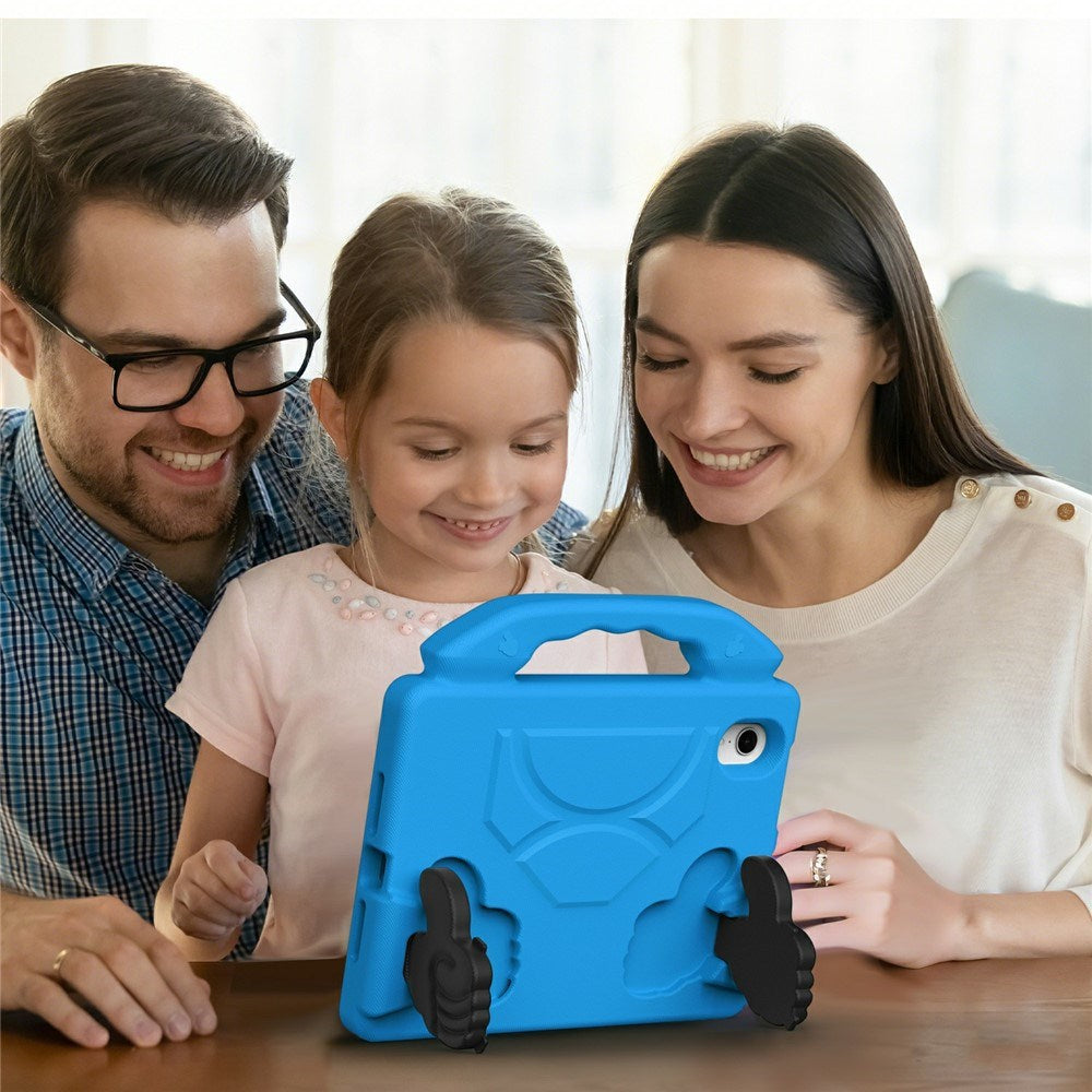EIDERWOOD iPad Mini (2024 / 2021) Barn Deksel m. Thumb Kickstand - Blå