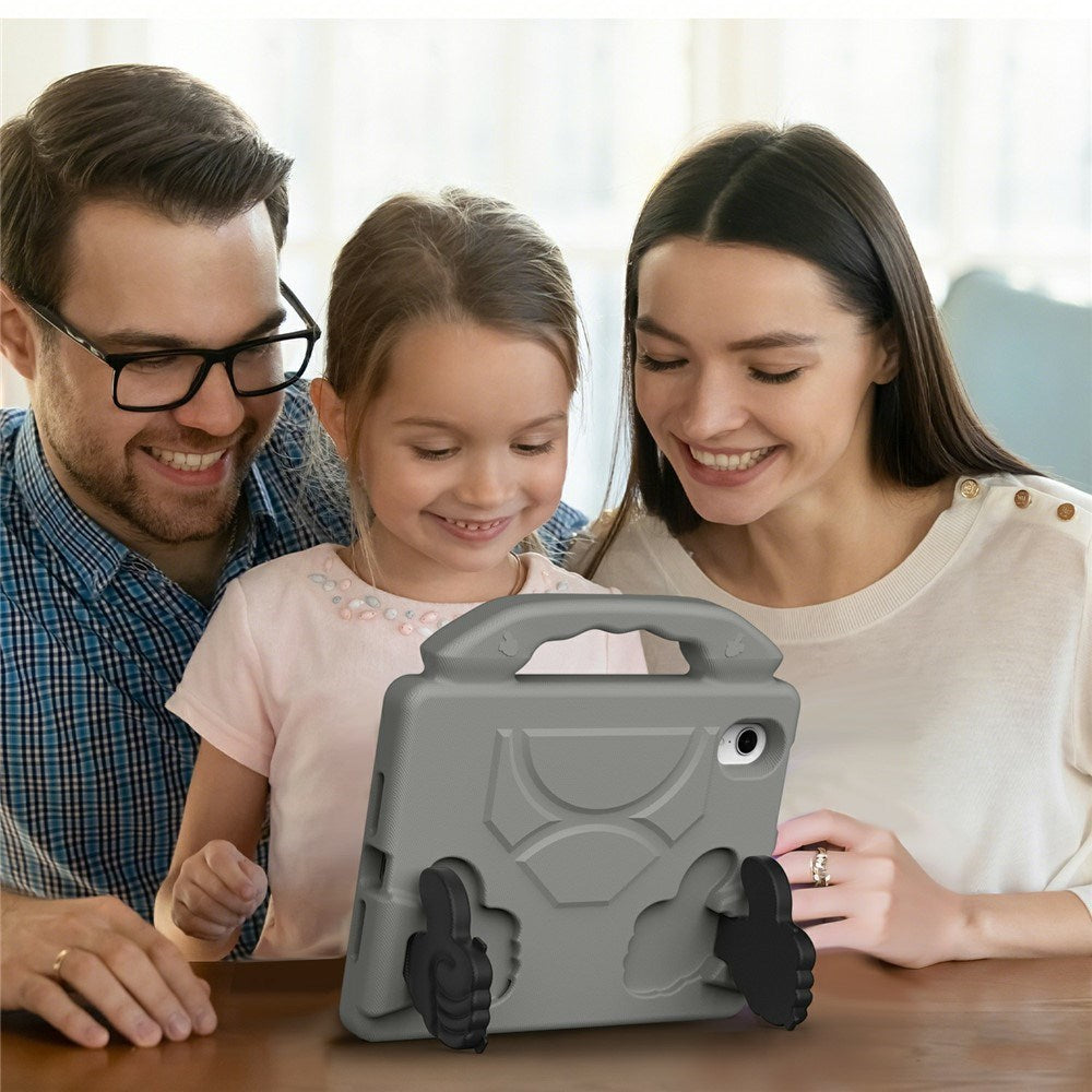 EIDERWOOD iPad Mini (2024 / 2021) Barn Deksel m. Thumb Kickstand - Grå