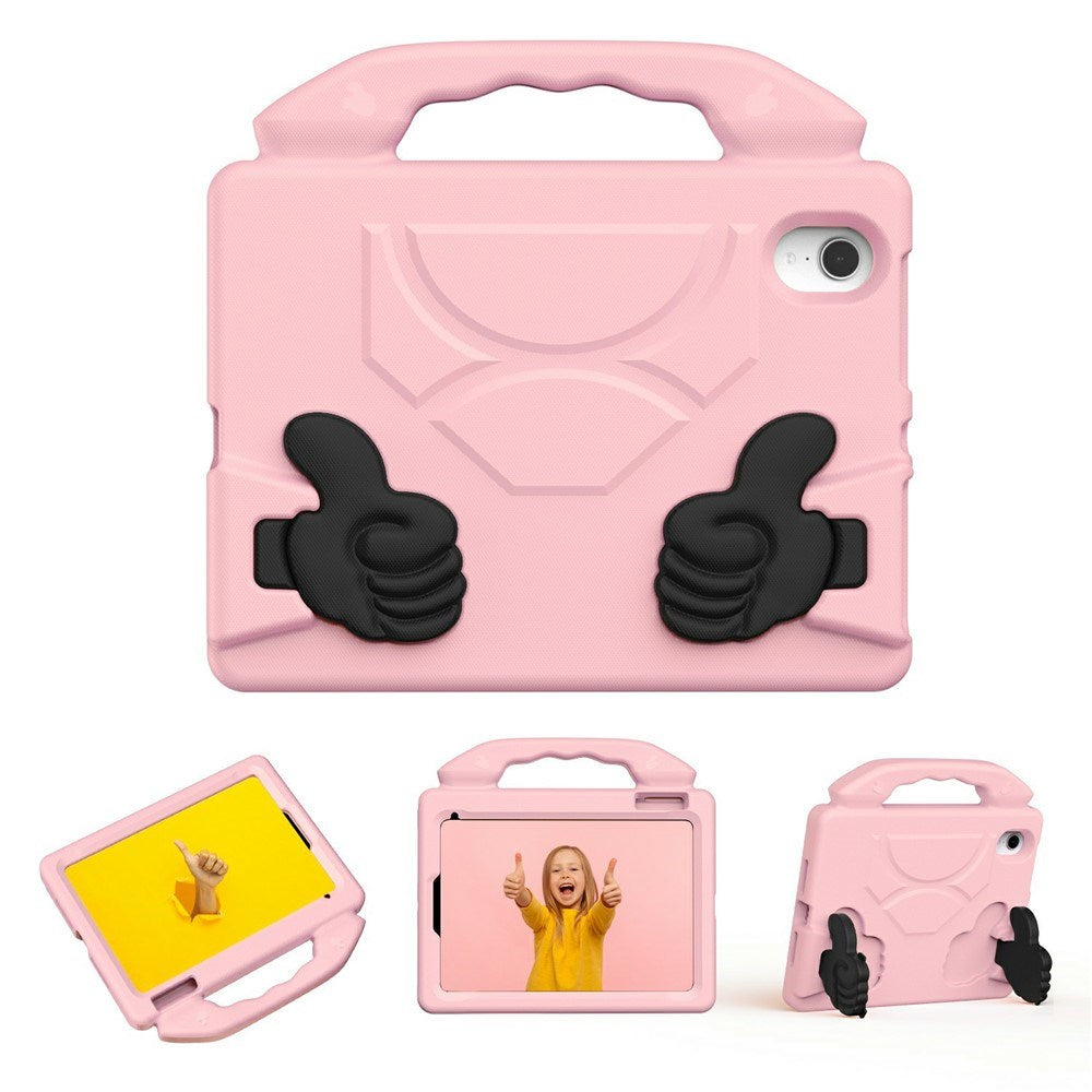 EIDERWOOD iPad Mini (2024 / 2021) Barn Deksel m. Thumb Kickstand - Rosa
