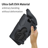 EIDERWOOD iPad 10.2" (2021 / 2020 / 2019) / Air (2019) Barn Deksel m. Thumb Kickstand - Svart