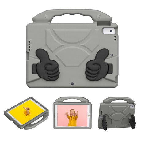 EIDERWOOD iPad 10.2" (2021 / 2020 / 2019) / Air (2019) Barn Deksel m. Thumb Kickstand - Grå
