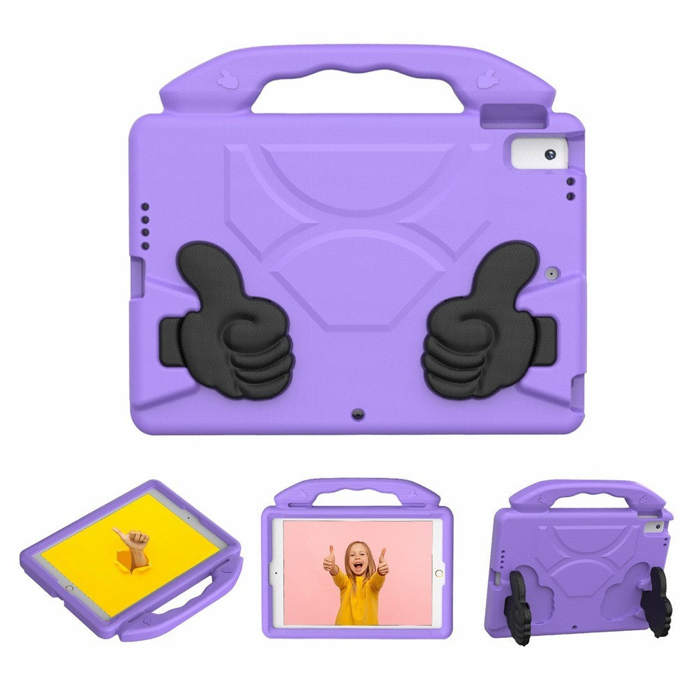 EIDERWOOD iPad 10.2" (2021 / 2020 / 2019) / Air (2019) Barn Deksel m. Thumb Kickstand - Lilla