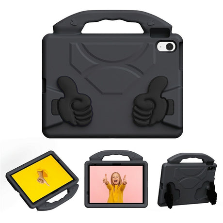 EIDERWOOD iPad Air 11" (2026 / 2025 / 2024) Barn Deksel m. Thumb Kickstand - Svart