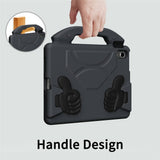 EIDERWOOD iPad Air 11" (2026 / 2025 / 2024) Barn Deksel m. Thumb Kickstand - Svart