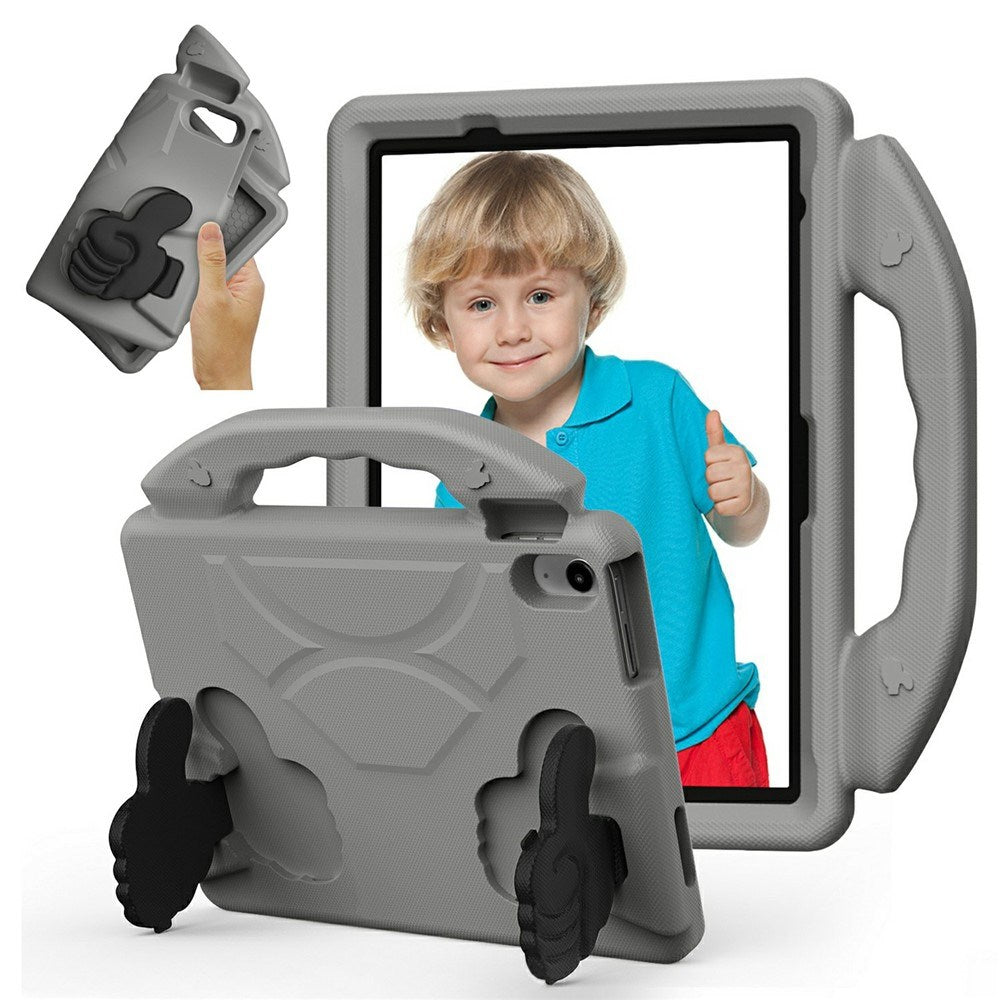 EIDERWOOD iPad Air 11" (2026 / 2025 / 2024) Barn Deksel m. Thumb Kickstand - Grå