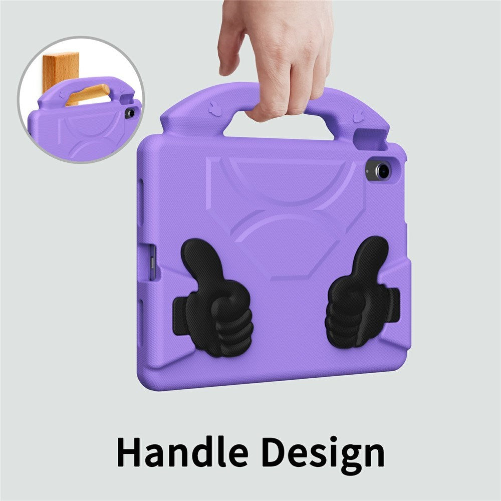 EIDERWOOD iPad Air 11" (2026 / 2025 / 2024) Barn Deksel m. Thumb Kickstand - Lilla