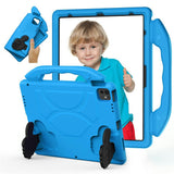 EIDERWOOD iPad Pro 12.9" (2022-2018) / Air 13" (2026-2024) / Pro 13" (2025-2024) Barn Deksel m. Thumb Kickstand - Blå