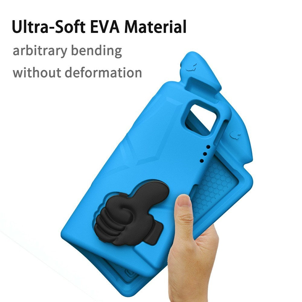 EIDERWOOD iPad Pro 12.9" (2022-2018) / Air 13" (2026-2024) / Pro 13" (2025-2024) Barn Deksel m. Thumb Kickstand - Blå