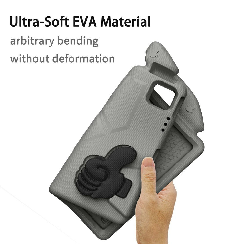 EIDERWOOD iPad Pro 12.9" (2022-2018) / Air 13" (2026-2024) / Pro 13" (2025-2024) Barn Deksel m. Thumb Kickstand - Grå