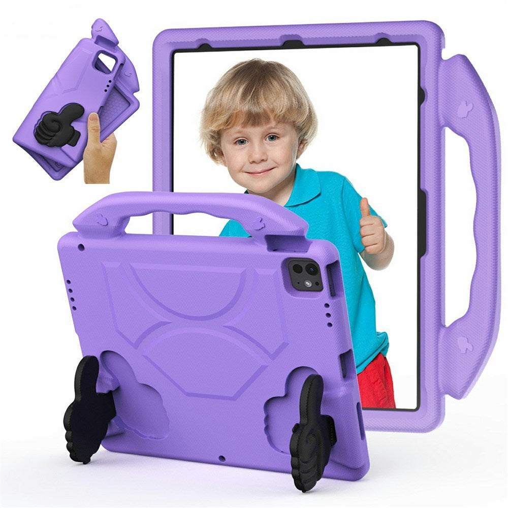 EIDERWOOD iPad Pro 12.9" (2022-2018) / Air 13" (2026-2024) / Pro 13" (2025-2024) Barn Deksel m. Thumb Kickstand - Lilla