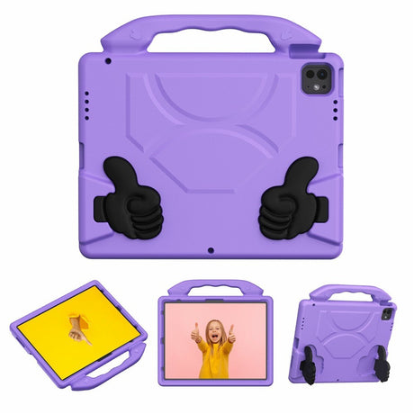 EIDERWOOD iPad Pro 12.9" (2022-2018) / Air 13" (2026-2024) / Pro 13" (2025-2024) Barn Deksel m. Thumb Kickstand - Lilla