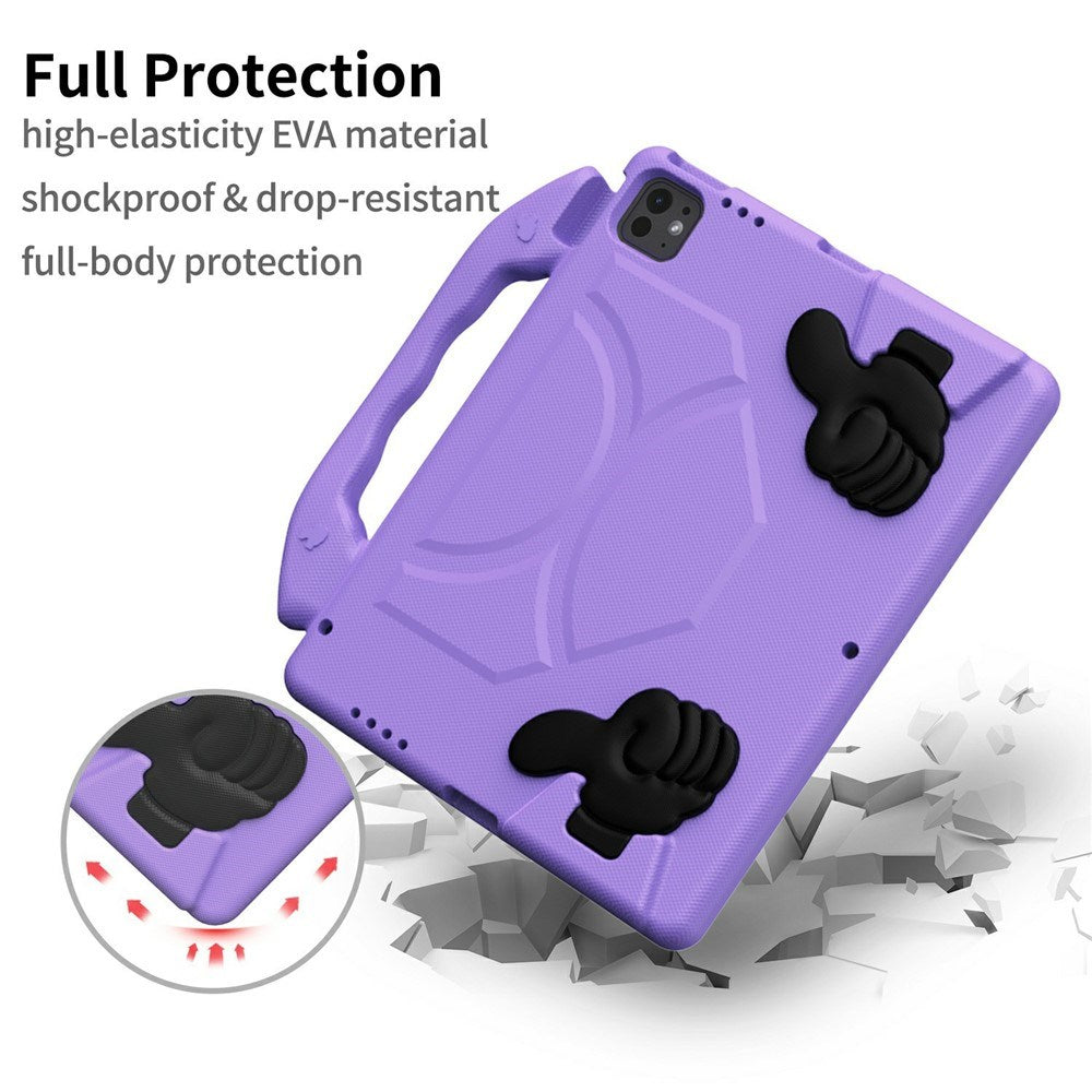 EIDERWOOD iPad Pro 12.9" (2022-2018) / Air 13" (2026-2024) / Pro 13" (2025-2024) Barn Deksel m. Thumb Kickstand - Lilla