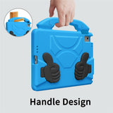 EIDERWOOD iPad 9.7" (2018 / 2017) / Air 2 / Air Barn Deksel m. Thumb Kickstand - Blå