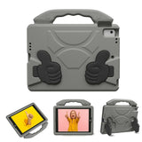 EIDERWOOD iPad 9.7" (2018 / 2017) / Air 2 / Air Barn Deksel m. Thumb Kickstand - Grå