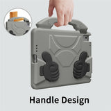 EIDERWOOD iPad 9.7" (2018 / 2017) / Air 2 / Air Barn Deksel m. Thumb Kickstand - Grå