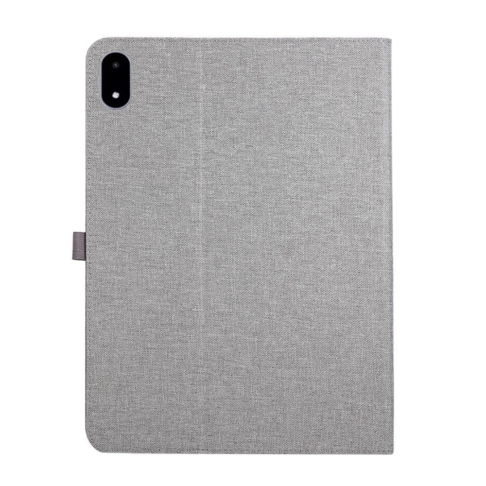 OnePlus Pad 3 Kunstskinn Flip Deksel m. Kortholder & Ståfunksjon - Grå