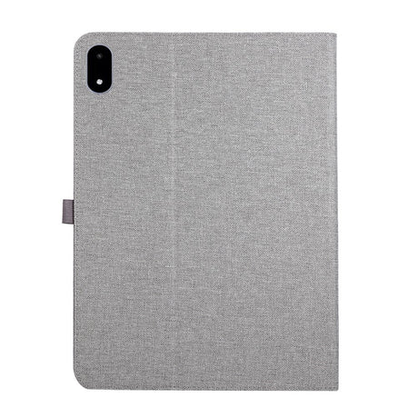 OnePlus Pad 3 Kunstskinn Flip Deksel m. Kortholder & Ståfunksjon - Grå