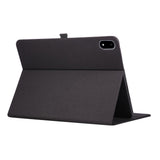 OnePlus Pad 3 Kunstskinn Flip Deksel m. Kortholder & Ståfunksjon - Svart