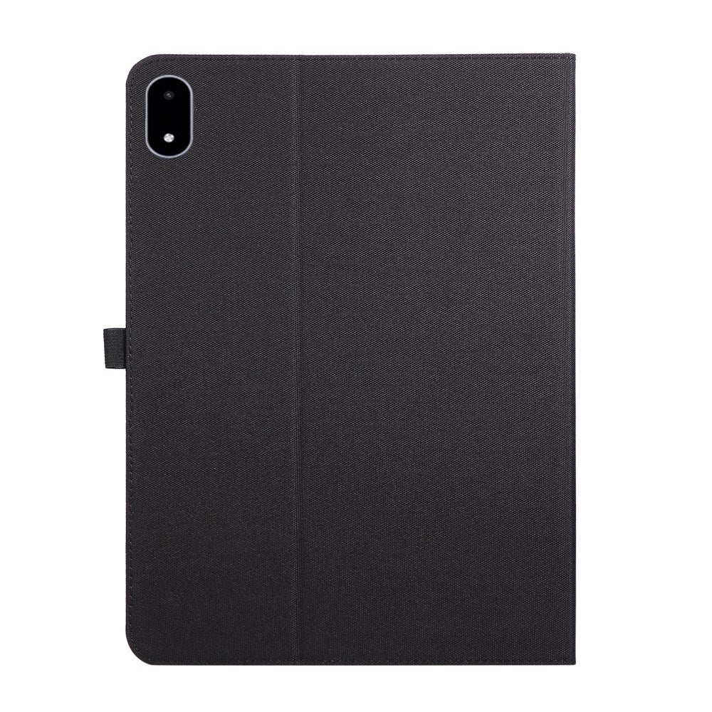 OnePlus Pad 3 Kunstskinn Flip Deksel m. Kortholder & Ståfunksjon - Svart