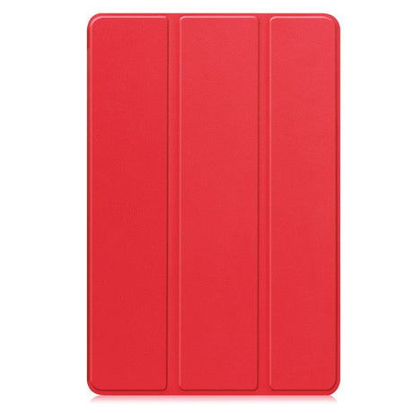 OnePlus Pad Lite EIDERWOOD Kunstskinn Flip Deksel m. Ståfunksjon - Rød
