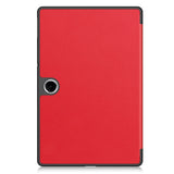 OnePlus Pad Lite EIDERWOOD Kunstskinn Flip Deksel m. Ståfunksjon - Rød