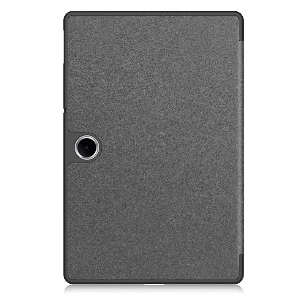 OnePlus Pad Lite EIDERWOOD Kunstskinn Flip Deksel m. Ståfunksjon - Grå