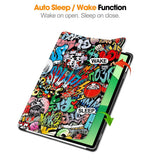 EIDERWOOD OnePlus Pad Lite Kunstskinn Flip Deksel - Graffiti