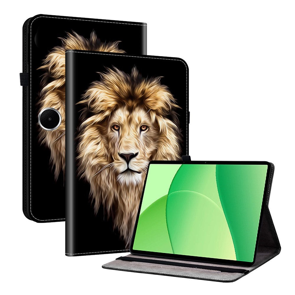 OnePlus Pad Lite EIDERWOOD Kunstskinn Flipp Deksel med Motiv - Løve