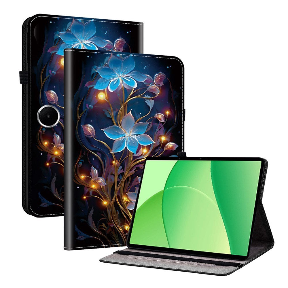 OnePlus Pad Lite EIDERWOOD Kunstskinn Flipp Deksel med Motiv - Japanlykt Blomst
