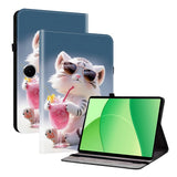 OnePlus Pad Lite EIDERWOOD Kunstskinn Flipp Deksel med Motiv - Katt