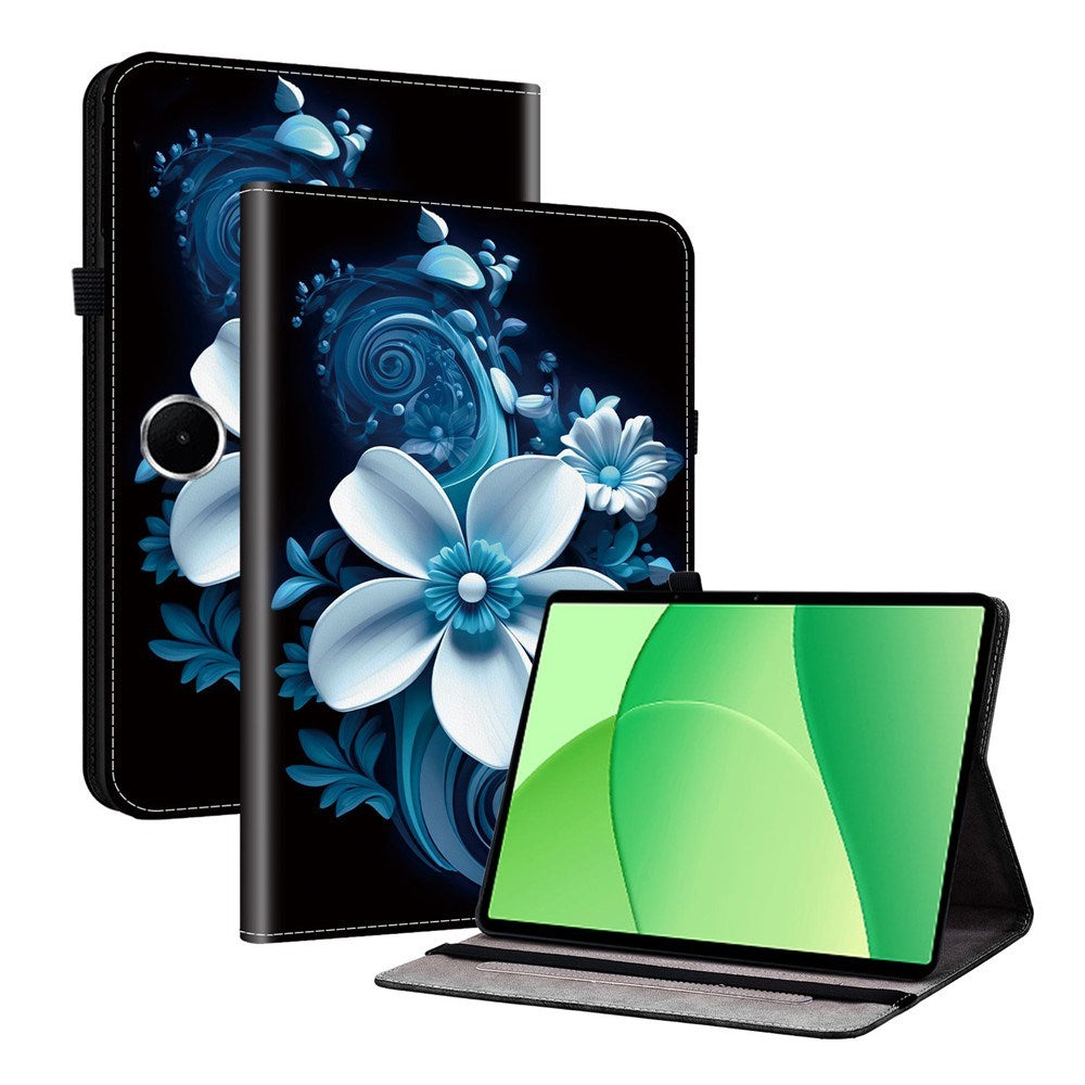 OnePlus Pad Lite EIDERWOOD Kunstskinn Flipp Deksel med Motiv - Orkide Blomst