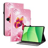 OnePlus Pad Lite EIDERWOOD Kunstskinn Flipp Deksel med Motiv - Rosa Sommerfugler