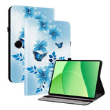 OnePlus Pad Lite EIDERWOOD Kunstskinn Flipp Deksel med Motiv - Blå Sommerfugler