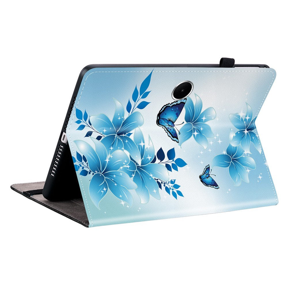 OnePlus Pad Lite EIDERWOOD Kunstskinn Flipp Deksel med Motiv - Blå Sommerfugler