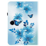OnePlus Pad Lite EIDERWOOD Kunstskinn Flipp Deksel med Motiv - Blå Sommerfugler