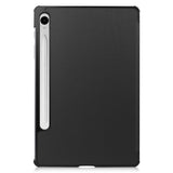 EIDERWOOD Samsung Galaxy Tab S11 / S10 Lite Tri-Fold Kunstskinn Flip Deksel – Svart