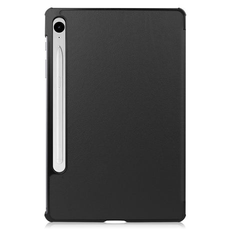 EIDERWOOD Samsung Galaxy Tab S11 / S10 Lite Tri-Fold Kunstskinn Flip Deksel – Svart