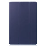 EIDERWOOD Samsung Galaxy Tab S11 / S10 Lite Tri-Fold Kunstskinn Flip Deksel – Blå